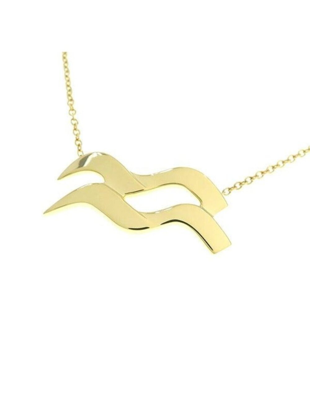 Tiffany & Co Zodiac Necklace Aquarius